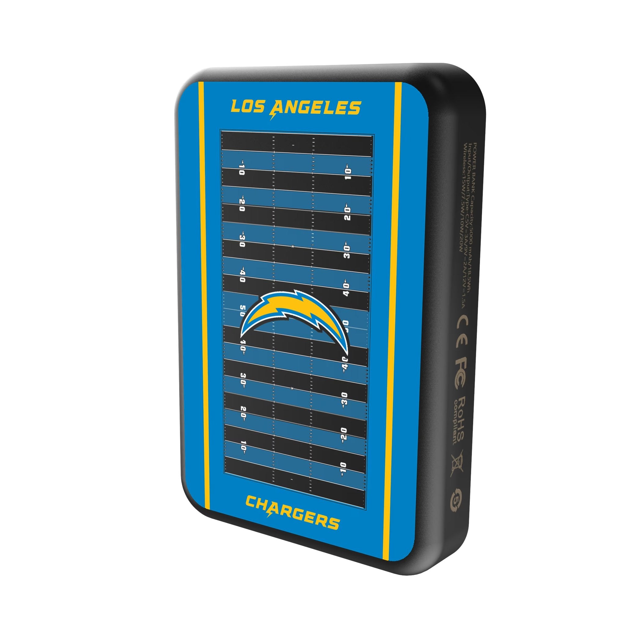 Los Angeles Chargers Field Wireless Mag Power Bank Solo.Jpg