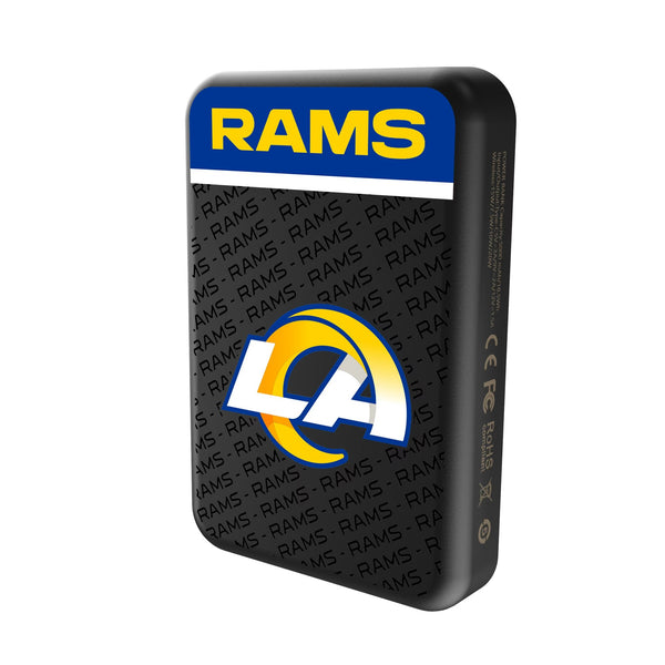 Los Angeles Rams Endzone Plus Wireless Mag Power Bank Solo.Jpg