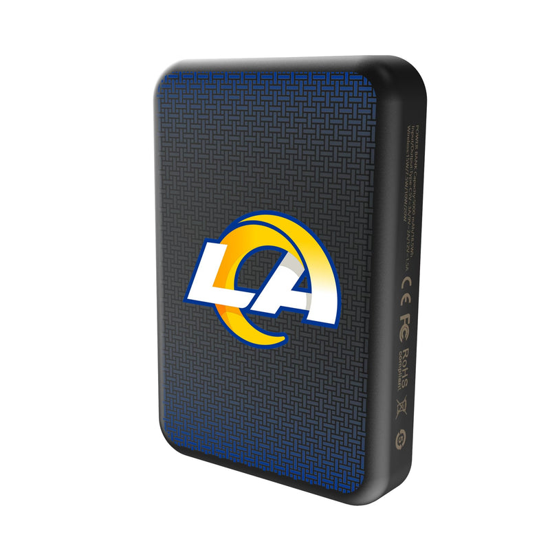 Los Angeles Rams Linen Wireless Mag Power Bank Solo.Jpg