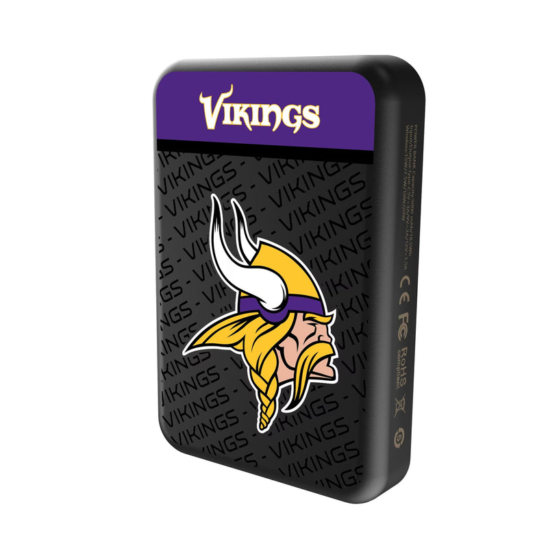 Minnesota Vikings Endzone Plus Wireless Mag Power Bank Solo.Jpg