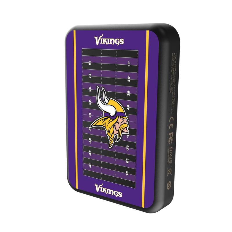 Minnesota Vikings Field Wireless Mag Power Bank Solo.Jpg