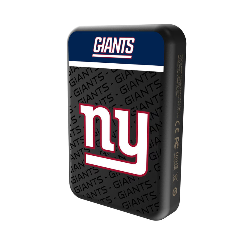 New York Giants Endzone Plus Wireless Mag Power Bank Solo.Jpg