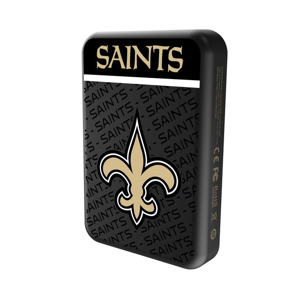 New Orleans Saints Endzone Plus Wireless Mag Power Bank Solo.Jpg