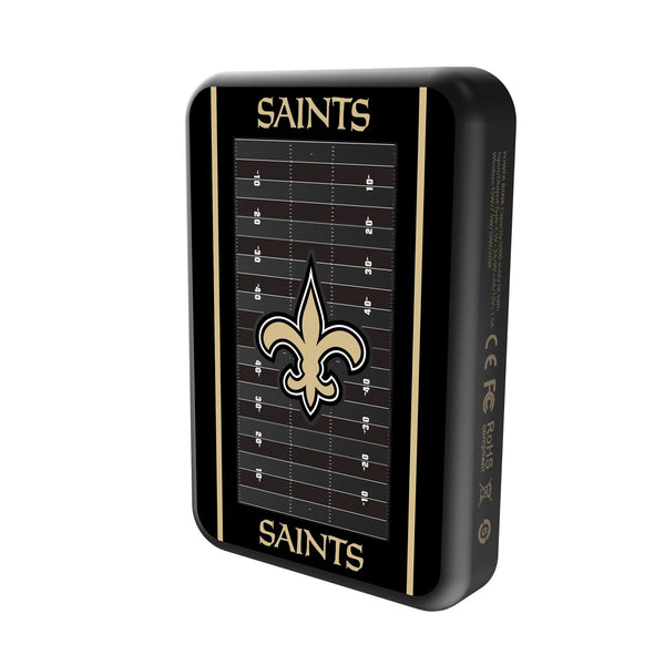 New Orleans Saints Field Wireless Mag Power Bank Solo.Jpg