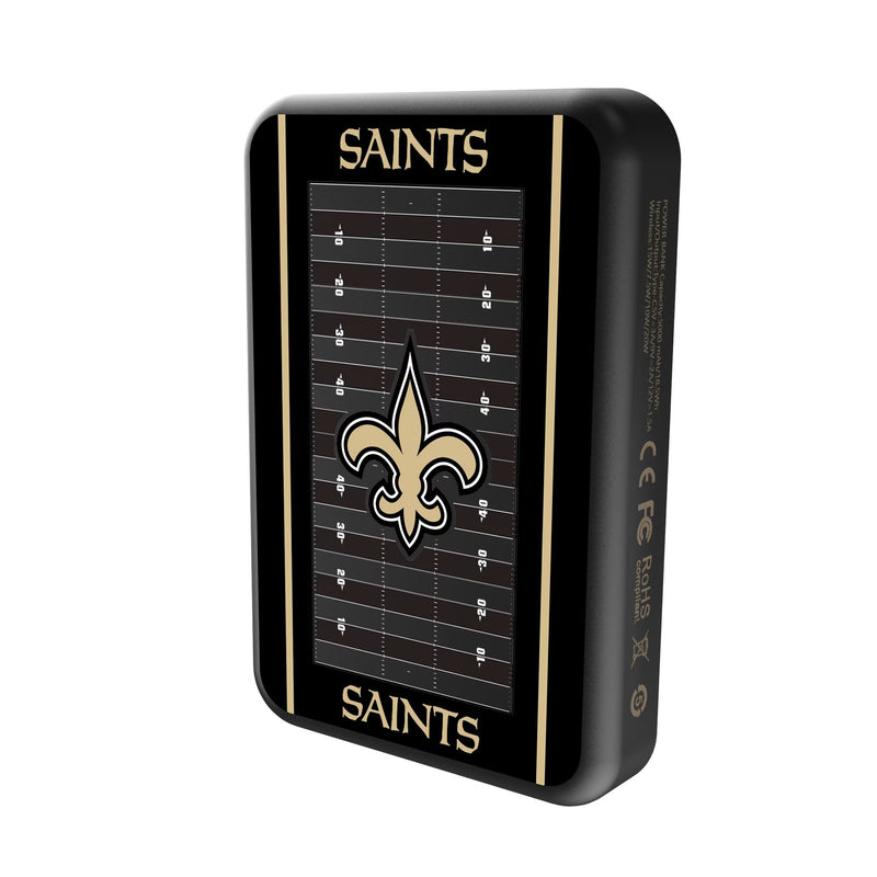 New Orleans Saints Field Wireless Mag Power Bank Solo.Jpg