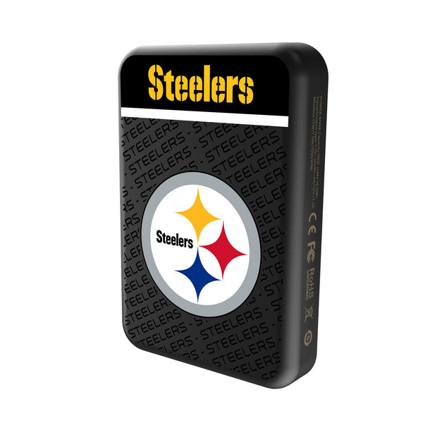 Pittsburgh Steelers Endzone Plus Wireless Mag Power Bank Solo.Jpg
