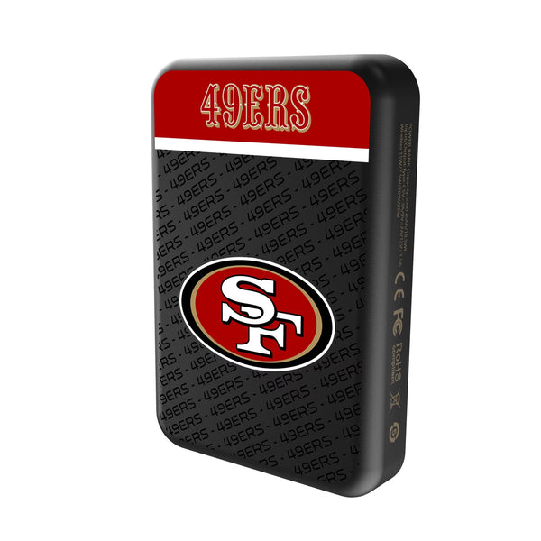 San Francisco 49ers Endzone Plus Wireless Mag Power Bank Solo.Jpg