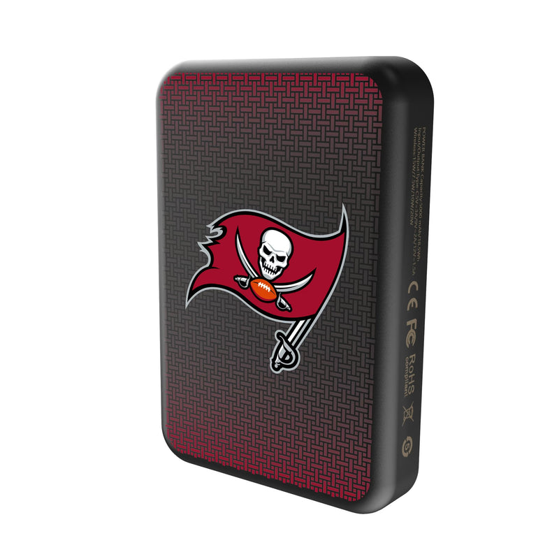 Tampa Bay Buccaneers Linen Wireless Mag Power Bank Solo.Jpg