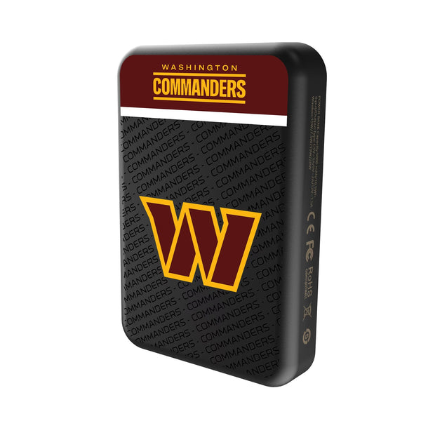 Washington Commanders Endzone Plus Wireless Mag Power Bank Solo.Jpg