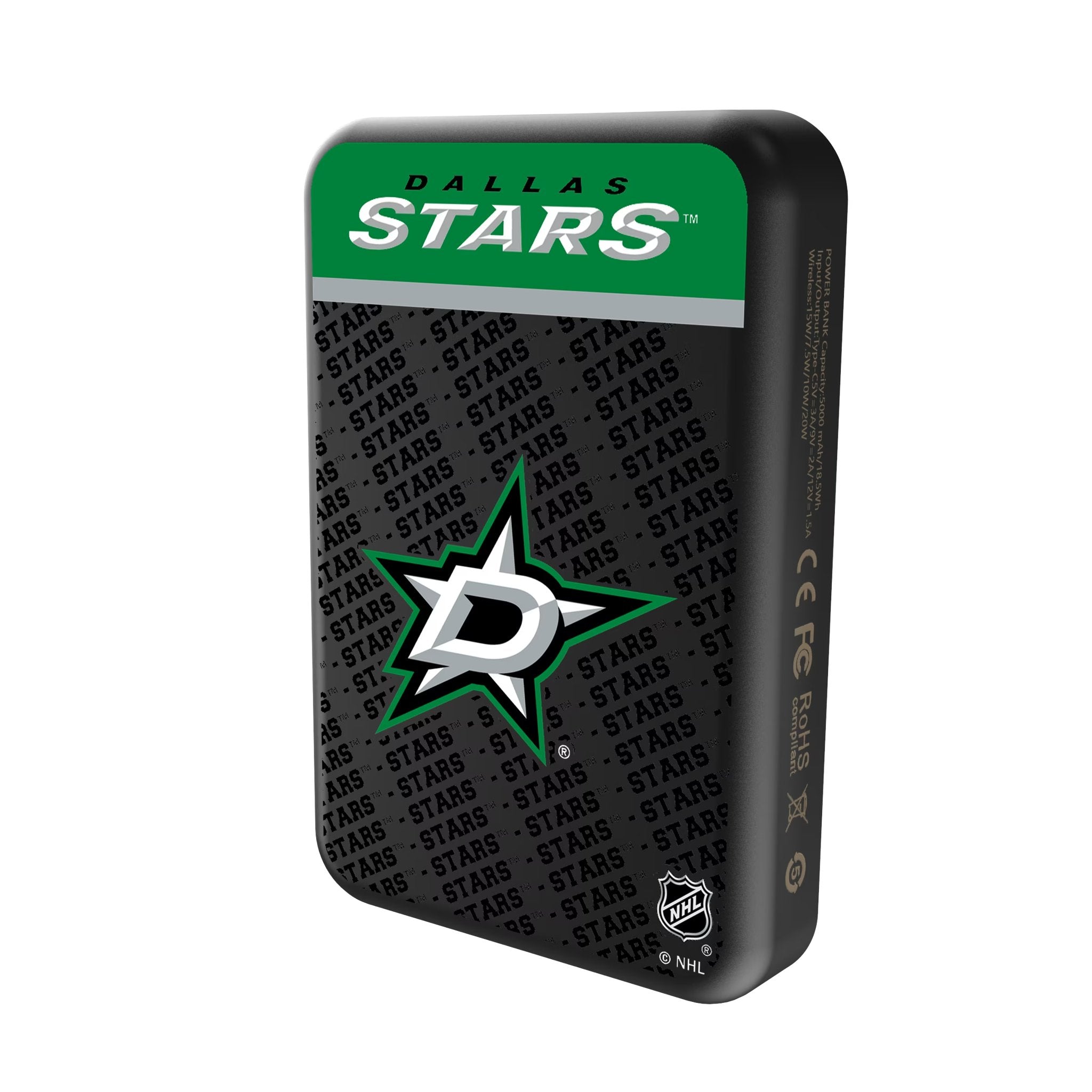 Dallas Stars Endzone Plus Wireless Mag Power Bank Solo.Jpg