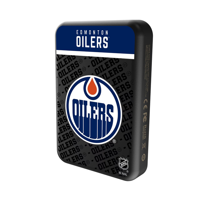 Edmonton Oilers Endzone Plus Wireless Mag Power Bank Solo.Jpg