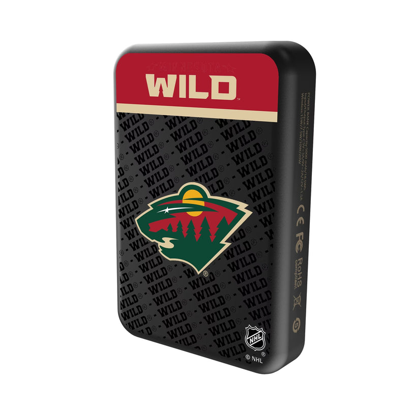 Minnesota Wild Endzone Plus Wireless Mag Power Bank Solo.Jpg