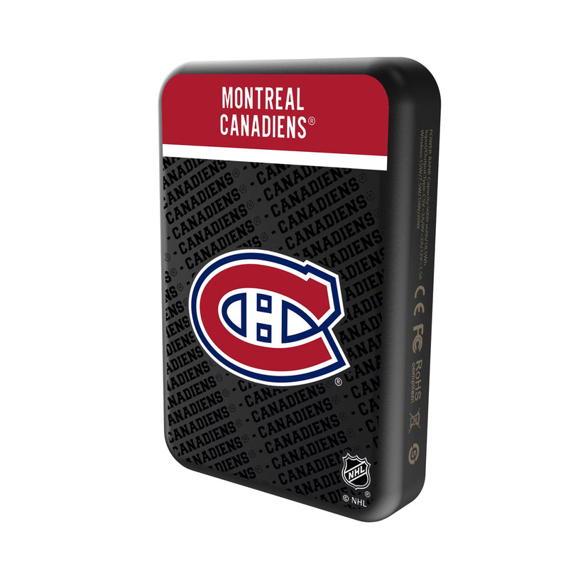 Montreal Canadiens Endzone Plus Wireless Mag Power Bank Solo.Jpg