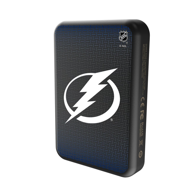 Tampa Bay Lightning Linen Wireless Mag Power Bank Solo.Jpg