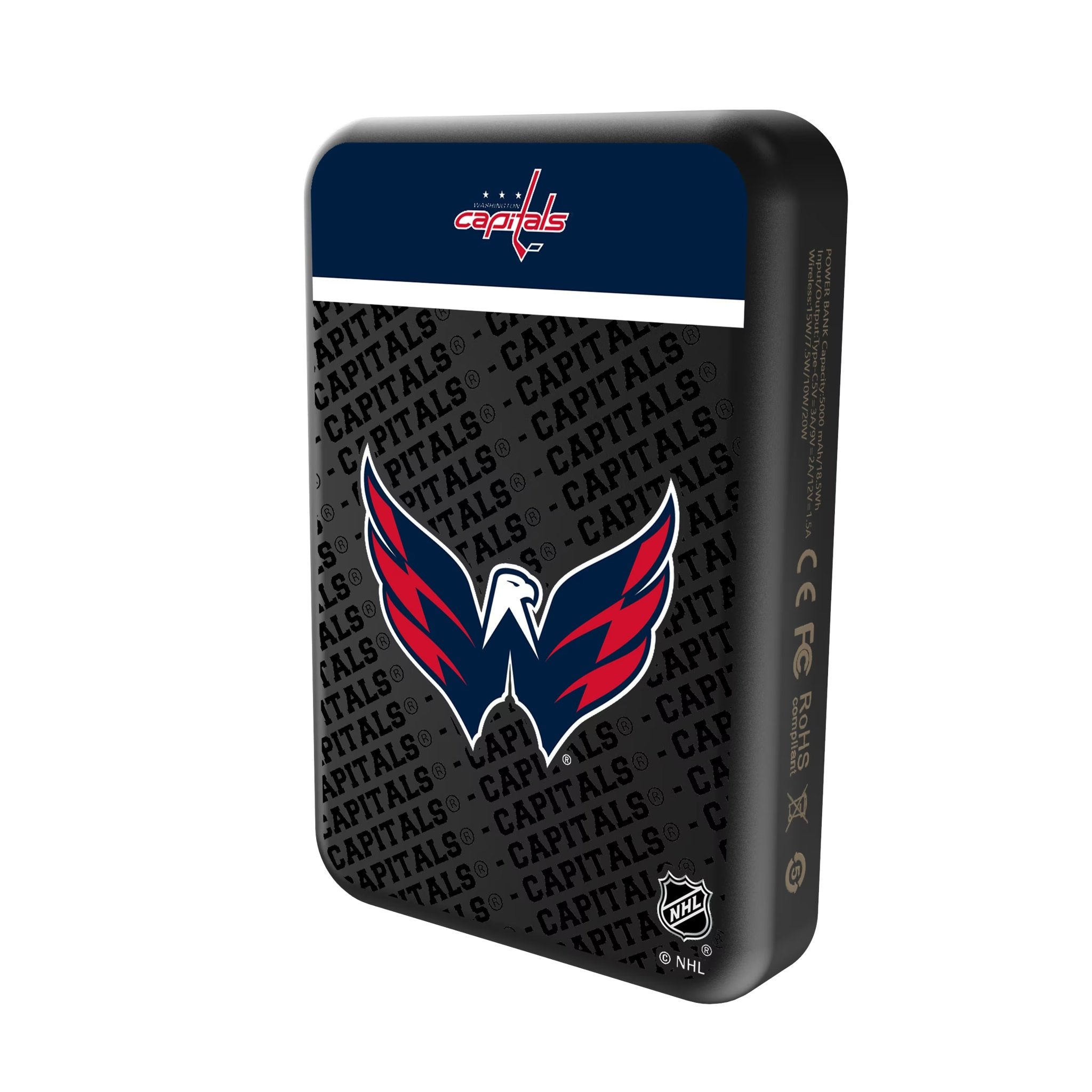 Washington Capitals Endzone Plus Wireless Mag Power Bank Solo.Jpg