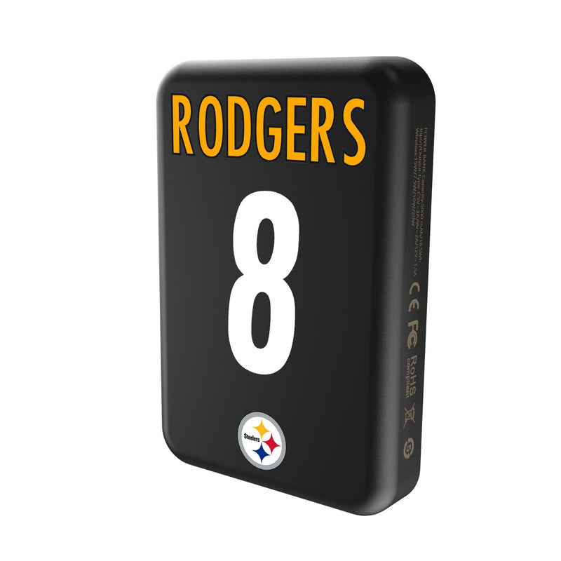 Aaron Rodgers Pittsburgh Steelers 8 Game Tactic Wireless Mag Power Bank Solo.Jpg