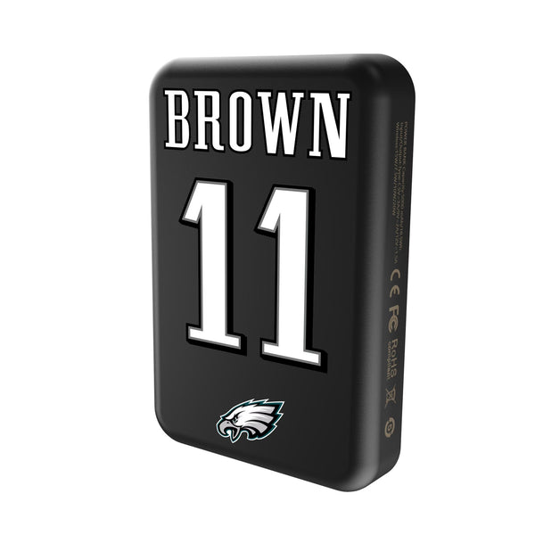 A.J. Brown Philadelphia Eagles 11 Game Tactic Wireless Mag Power Bank Solo.Jpg