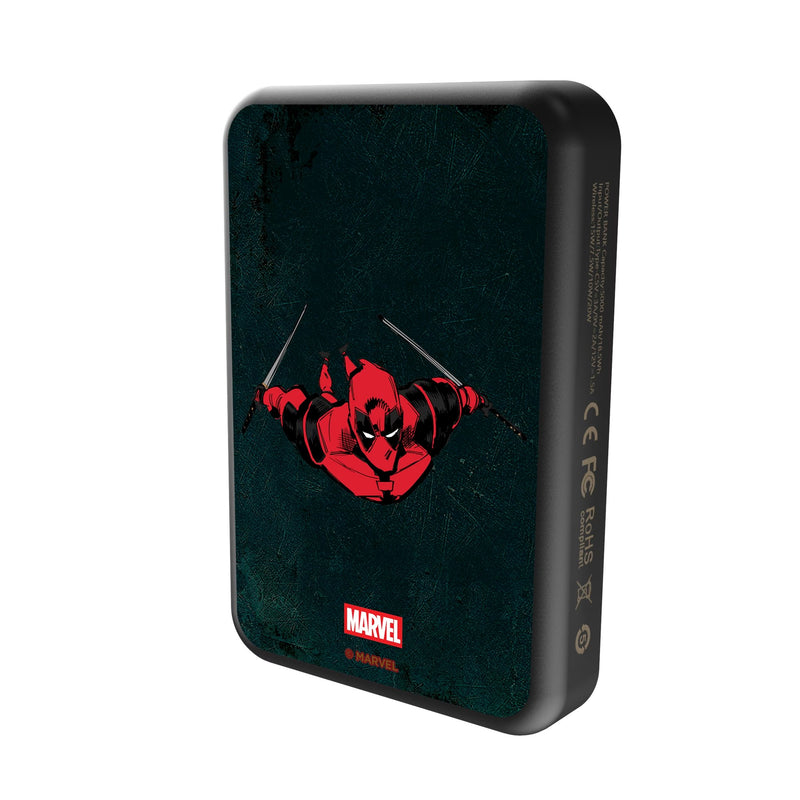 Marvel Deadpool Badge Wireless Mag Power Bank Solo.Jpg