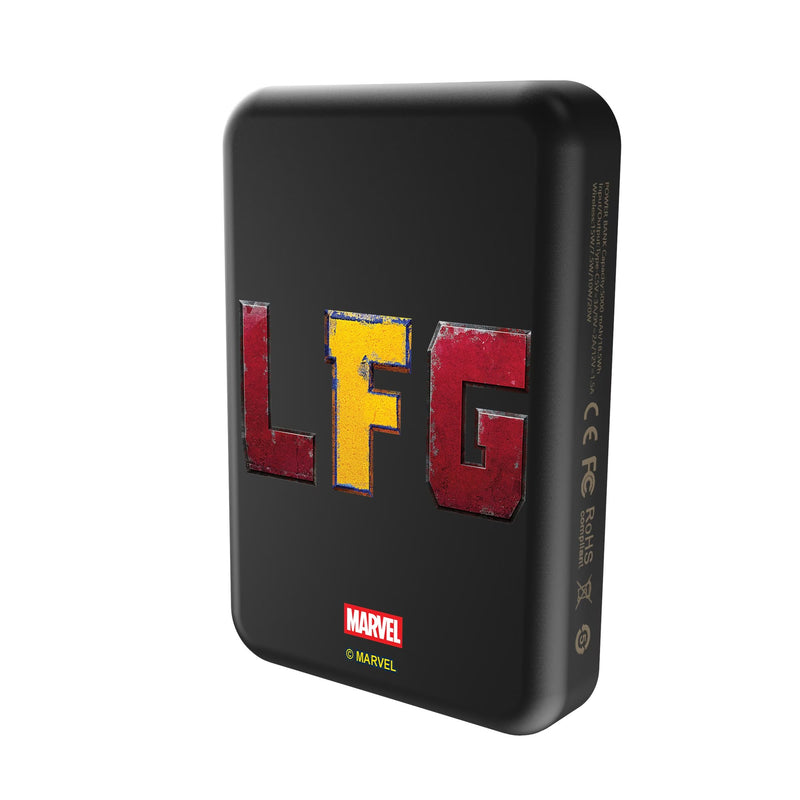 Marvel Deadpool Wolverine Badge Wireless Mag Power Bank Solo.Jpg