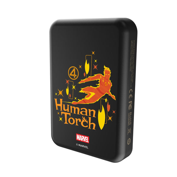 Marvel Human Torch Badge Wireless Mag Power Bank Solo.Jpg