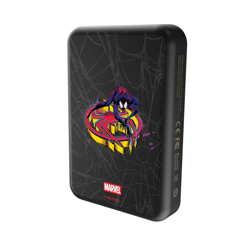 Marvel Miles Morales Badge Wireless Mag Power Bank Solo.Jpg