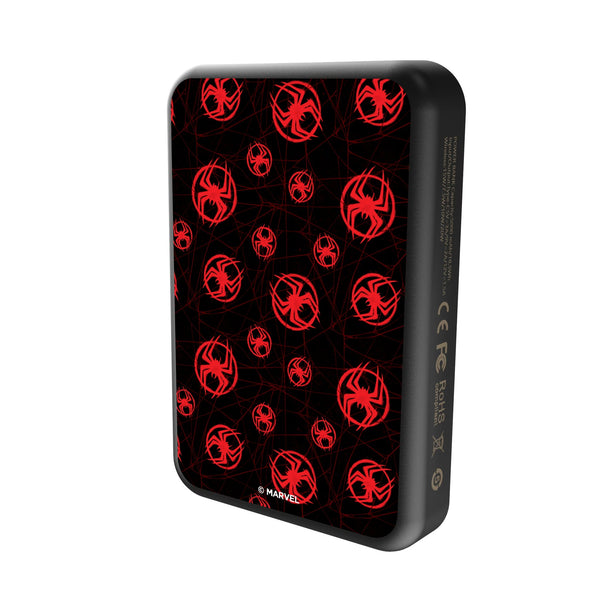 Marvel Miles Morales Pattern Wireless Mag Power Bank Solo.Jpg
