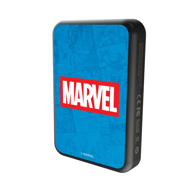 Marvel Comics Marvel Logo Wireless Mag Power Bank Solo.Jpg