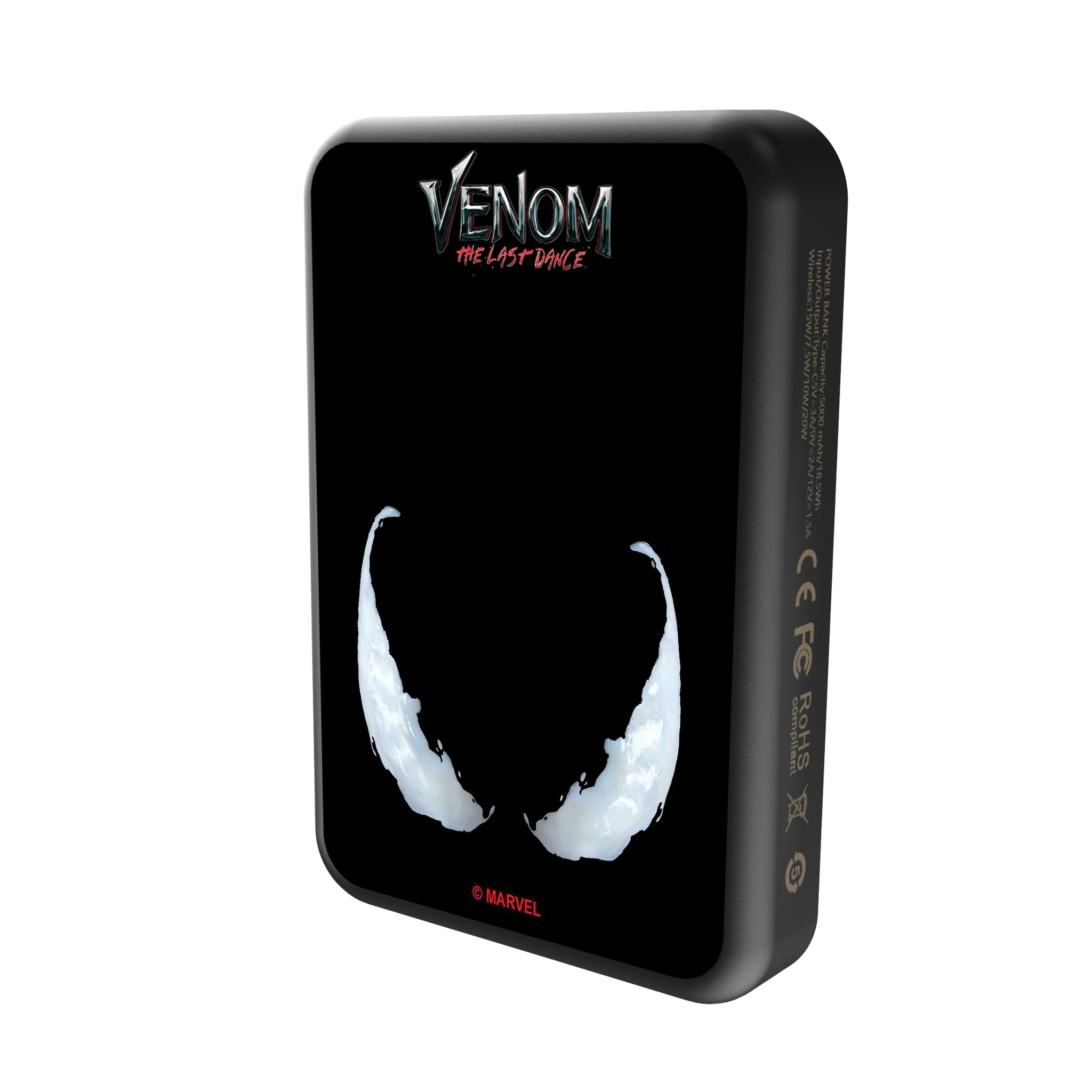 Marvel Venom Badge Wireless Mag Power Bank Solo.Jpg