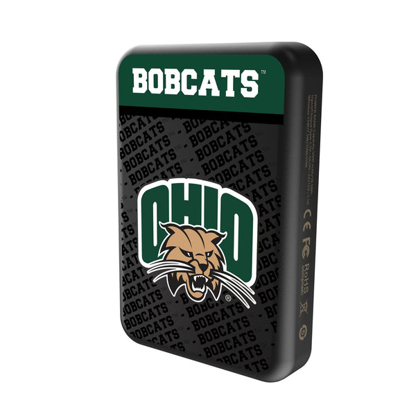 Ohio University Bobcats Endzone Plus Wireless Mag Power Bank Solo.Jpg