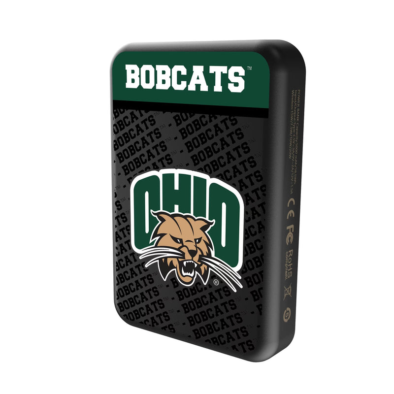 Ohio University Bobcats Endzone Plus Wireless Mag Power Bank Solo.Jpg