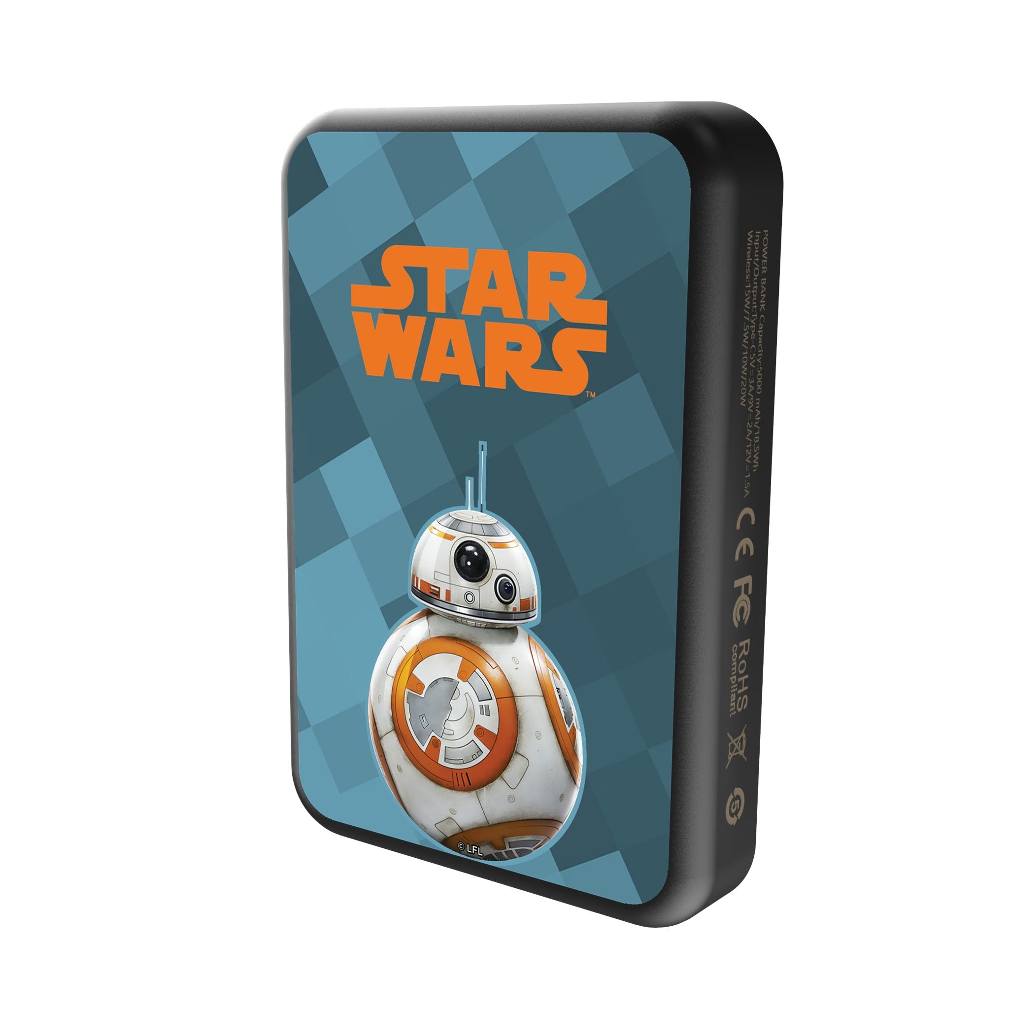 Star Wars BB-8 Color Block Wireless Mag Power Bank Solo.Jpg