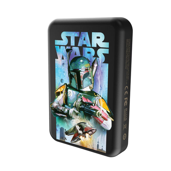 Star Wars Boba Fett Portrait Collage Wireless Mag Power Bank Solo.Jpg