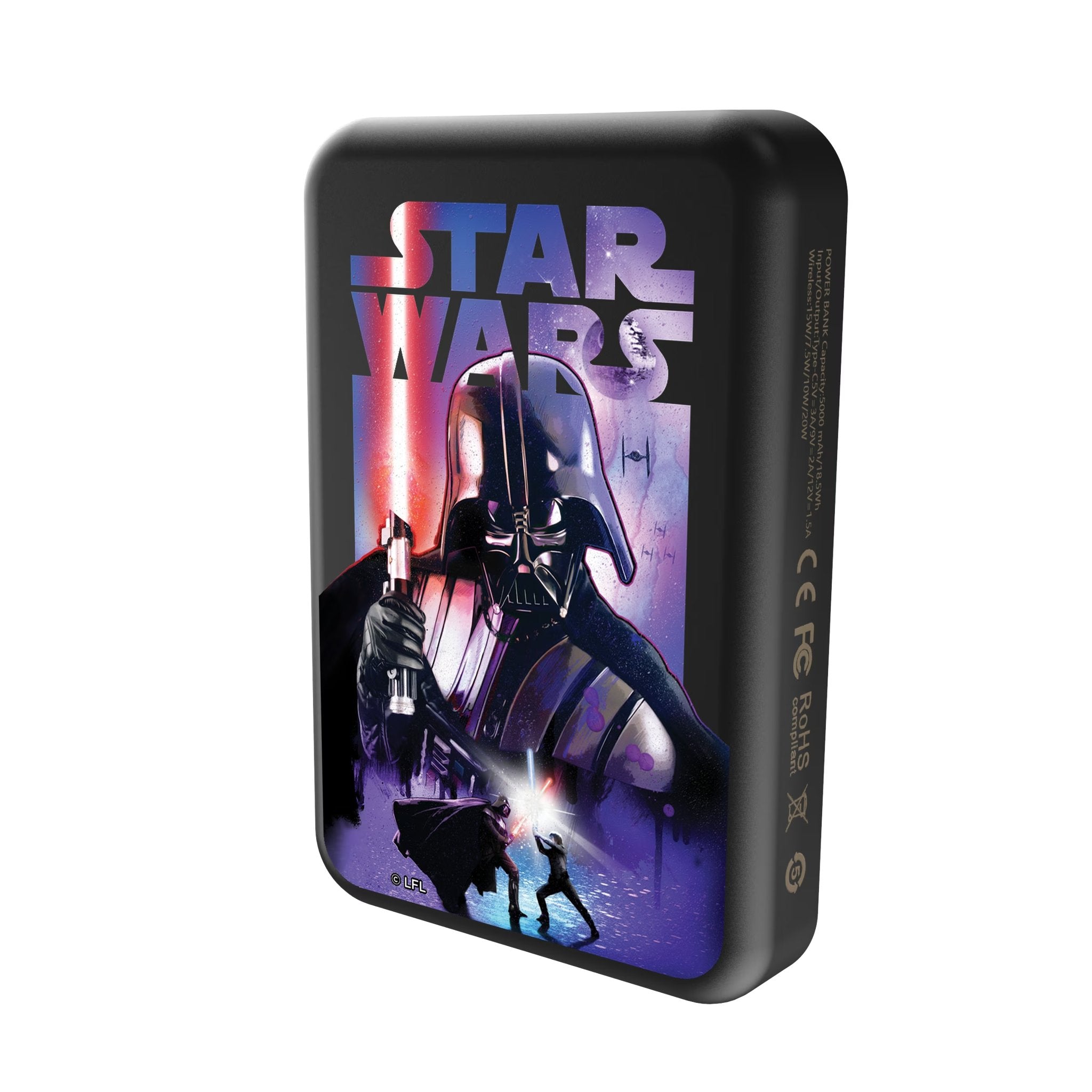 Star Wars Darth Vader Portrait Collage Wireless Mag Power Bank Solo.Jpg