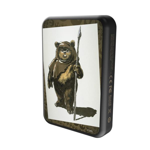 Star Wars Ewok Portrait Wireless Mag Power Bank Solo.Jpg