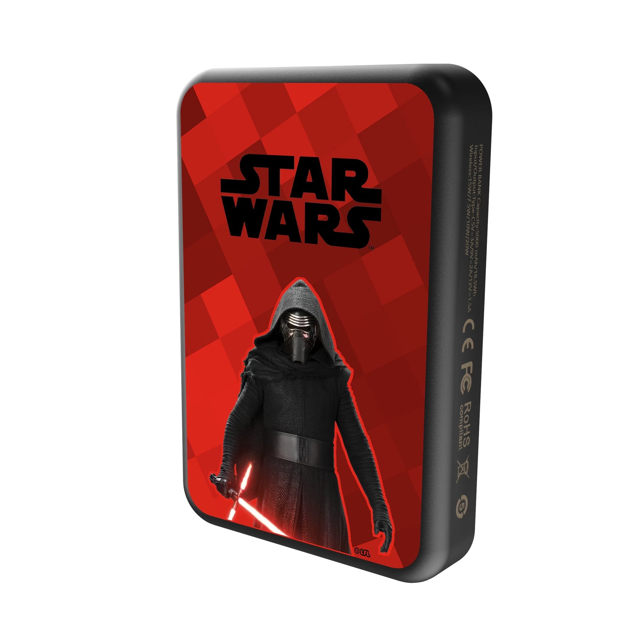 Star Wars Kylo Ren Color Block Wireless Mag Power Bank Solo.Jpg