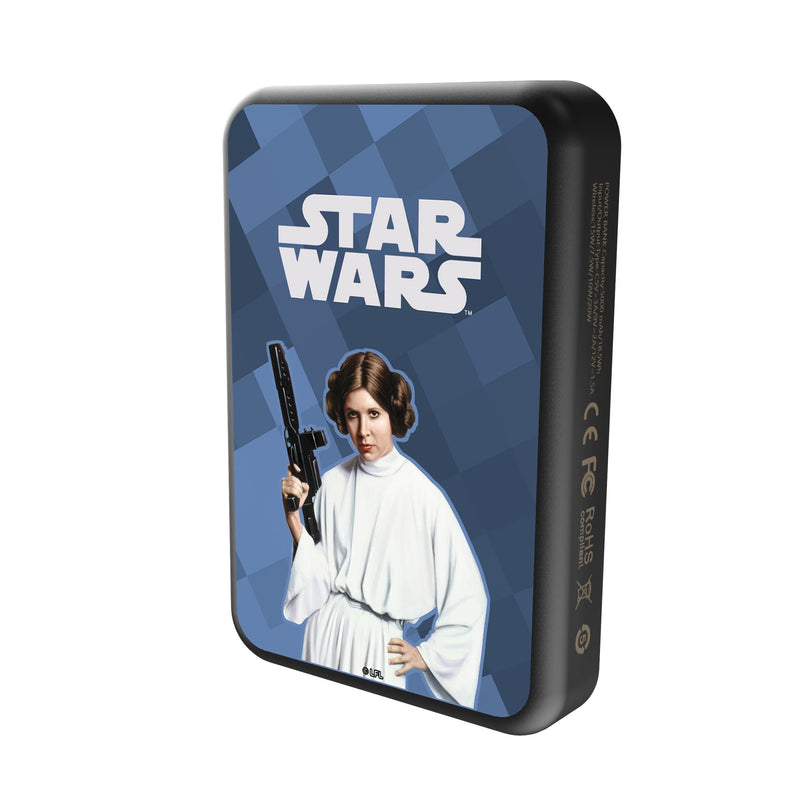 Star Wars Princess Leia Organa Color Block Wireless Mag Power Bank Solo.Jpg