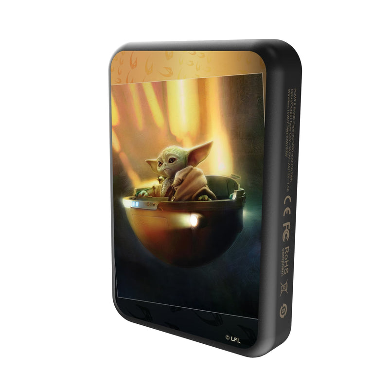 Star Wars: The Mandalorian Grogu Portrait Wireless Mag Power Bank Solo.Jpg