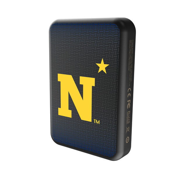 United State Naval Academy Midshipmen Linen Wireless Mag Power Bank Solo.Jpg