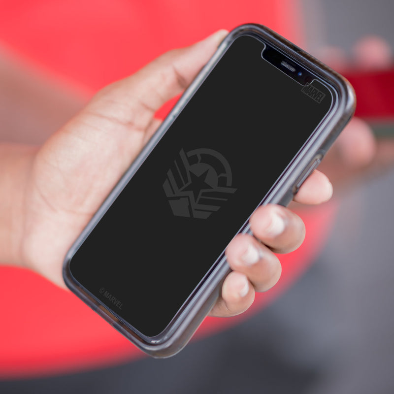 Marvel Avengers Sam Wilson Captain America Sigil iPhone Privacy Screen Protector for Apple iPhone Lifestyle.Jpg