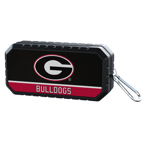 University of Georgia Bulldogs Endzone Solid Bluetooth Speaker Front.Jpg