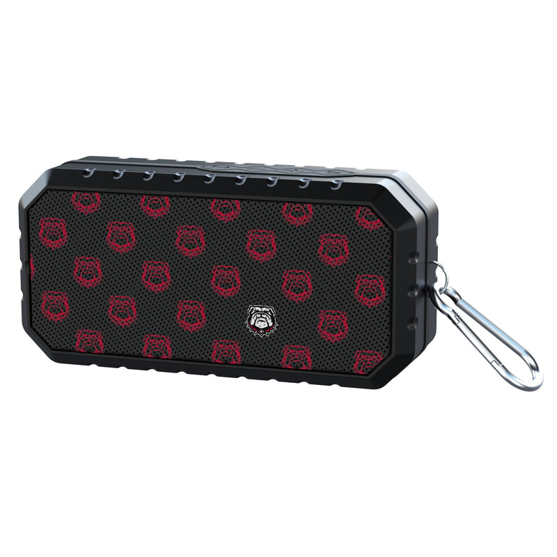 University of Georgia Bulldogs Uga Fashion Pattern Bluetooth Speaker Front.Jpg