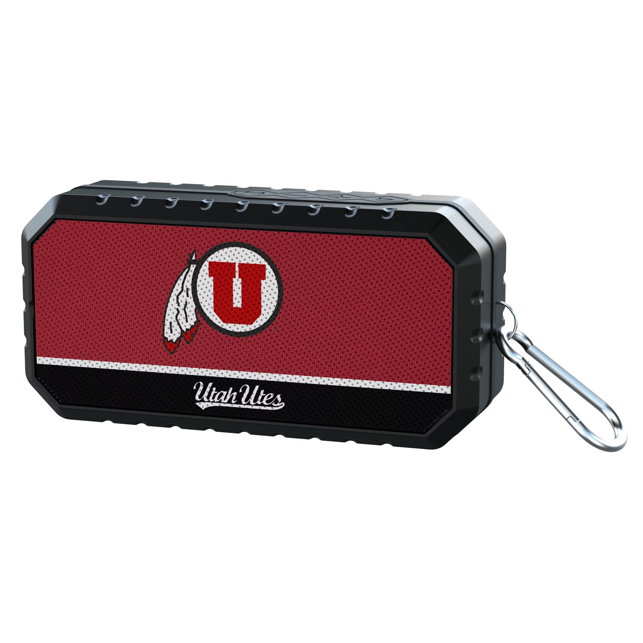 University of Utah Utes Endzone Solid Bluetooth Speaker Front.Jpg