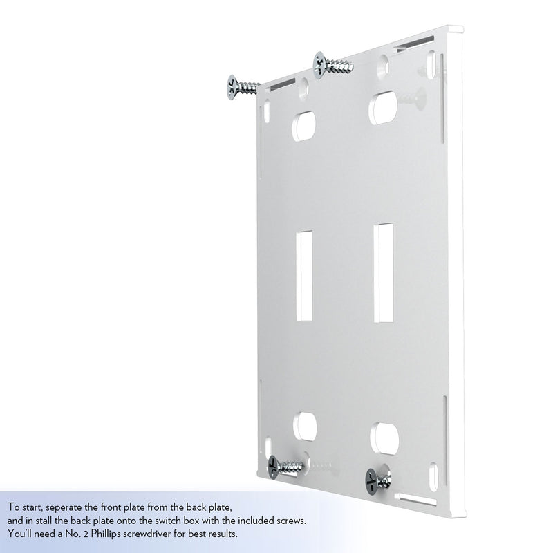 Utah Mammoth Linen Hidden-Screw Light Switch Plate Install1.Jpg