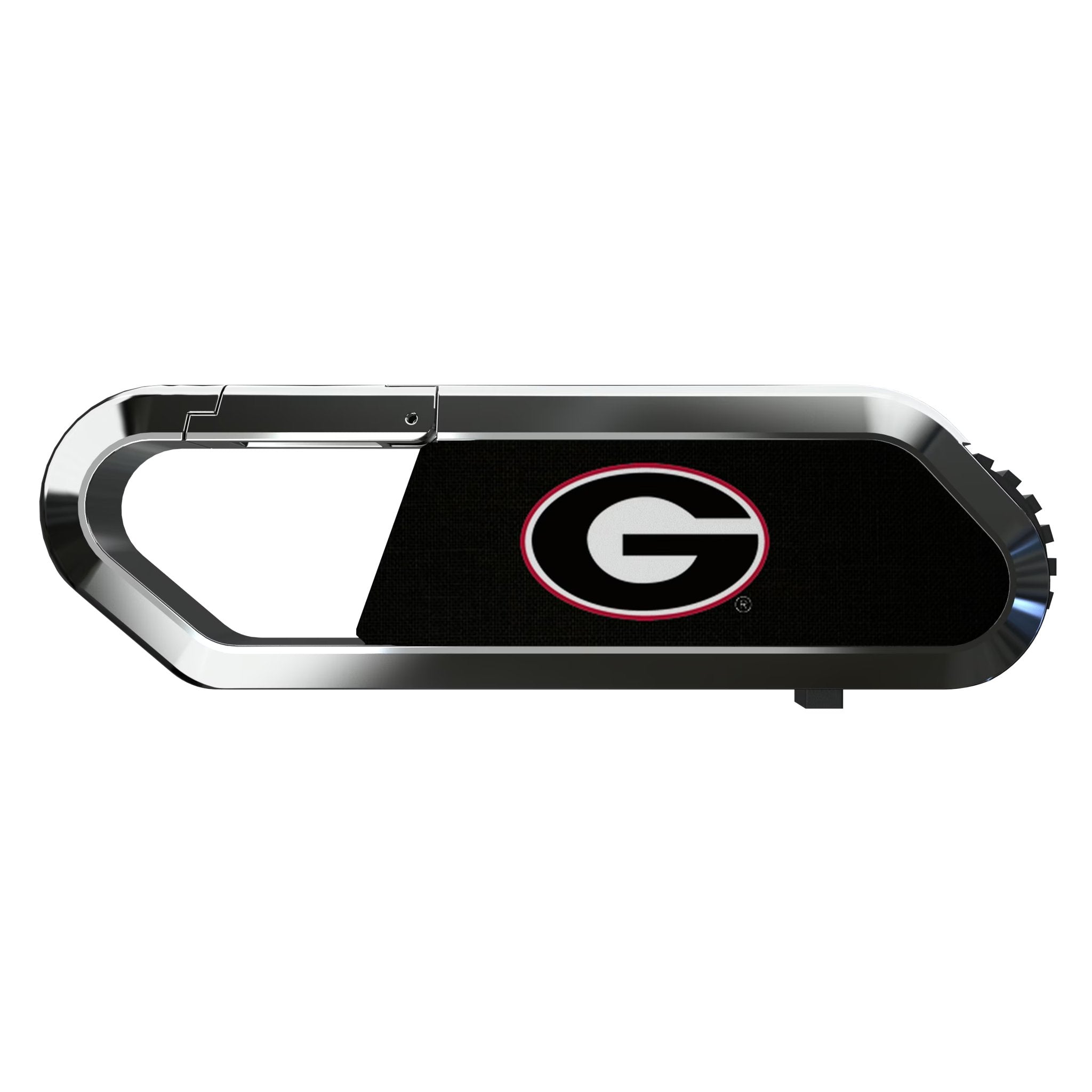 University of Georgia Bulldogs Solid USB 64GB Clip Style Flash Drive Flat.Jpg