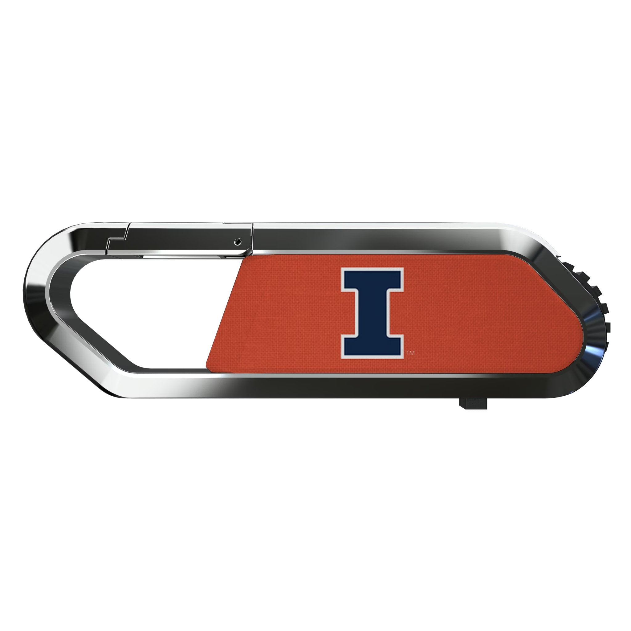 University of Illinois Fighting Illini Solid USB 64GB Clip Style Flash Drive Flat.Jpg