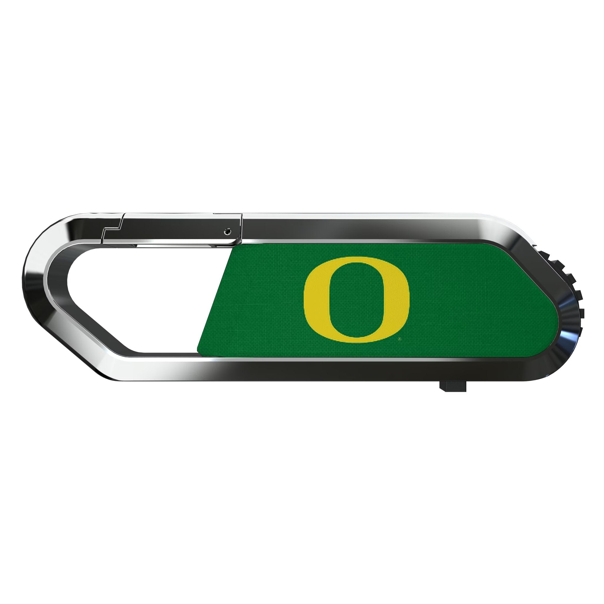 University of Oregon Ducks Solid USB 64GB Clip Style Flash Drive Flat.Jpg