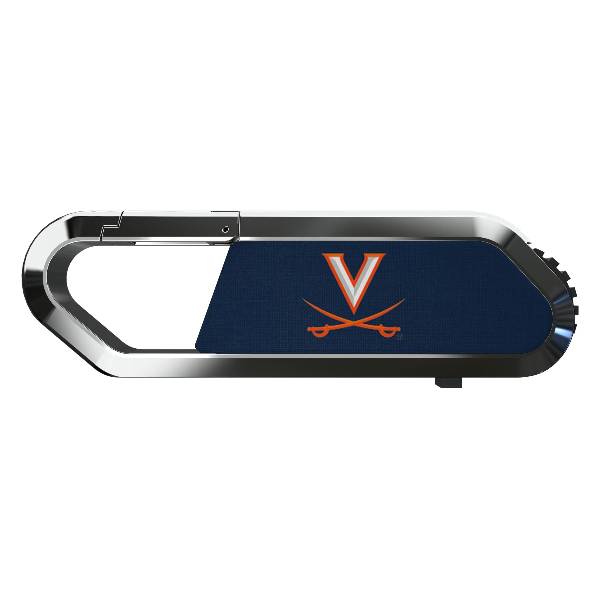 University of Virginia Cavaliers Solid USB 64GB Clip Style Flash Drive Flat.Jpg