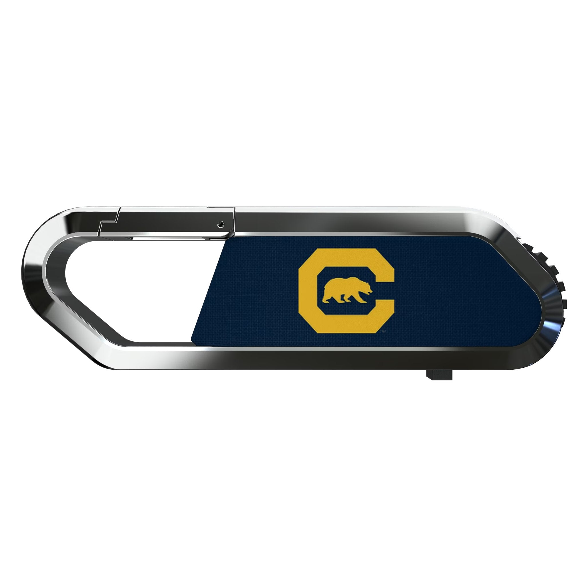 University of California Berkeley Golden Bears Solid USB 64GB Clip Style Flash Drive Flat.Jpg