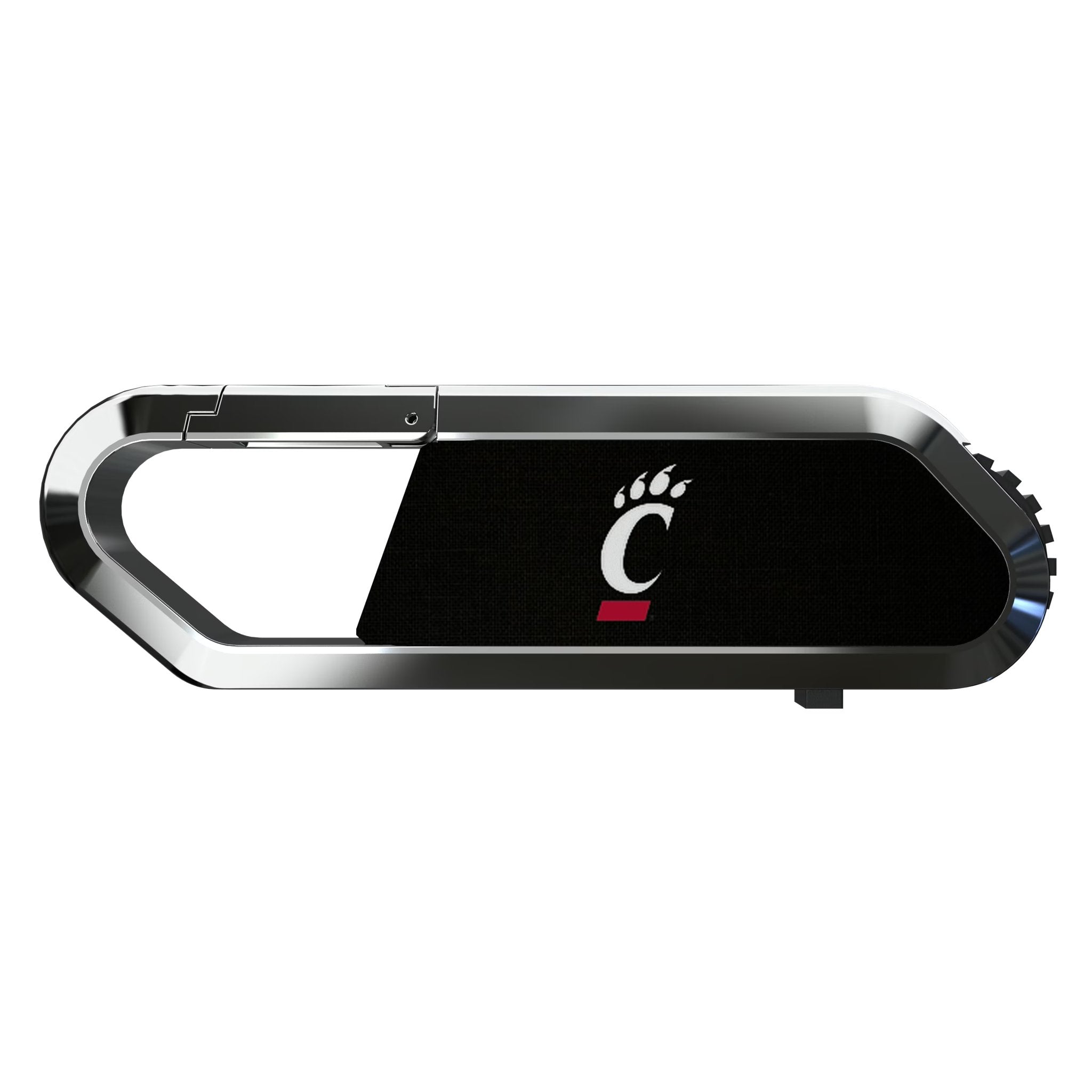 University of Cincinnati Bearcats Solid USB 64GB Clip Style Flash Drive Flat.Jpg
