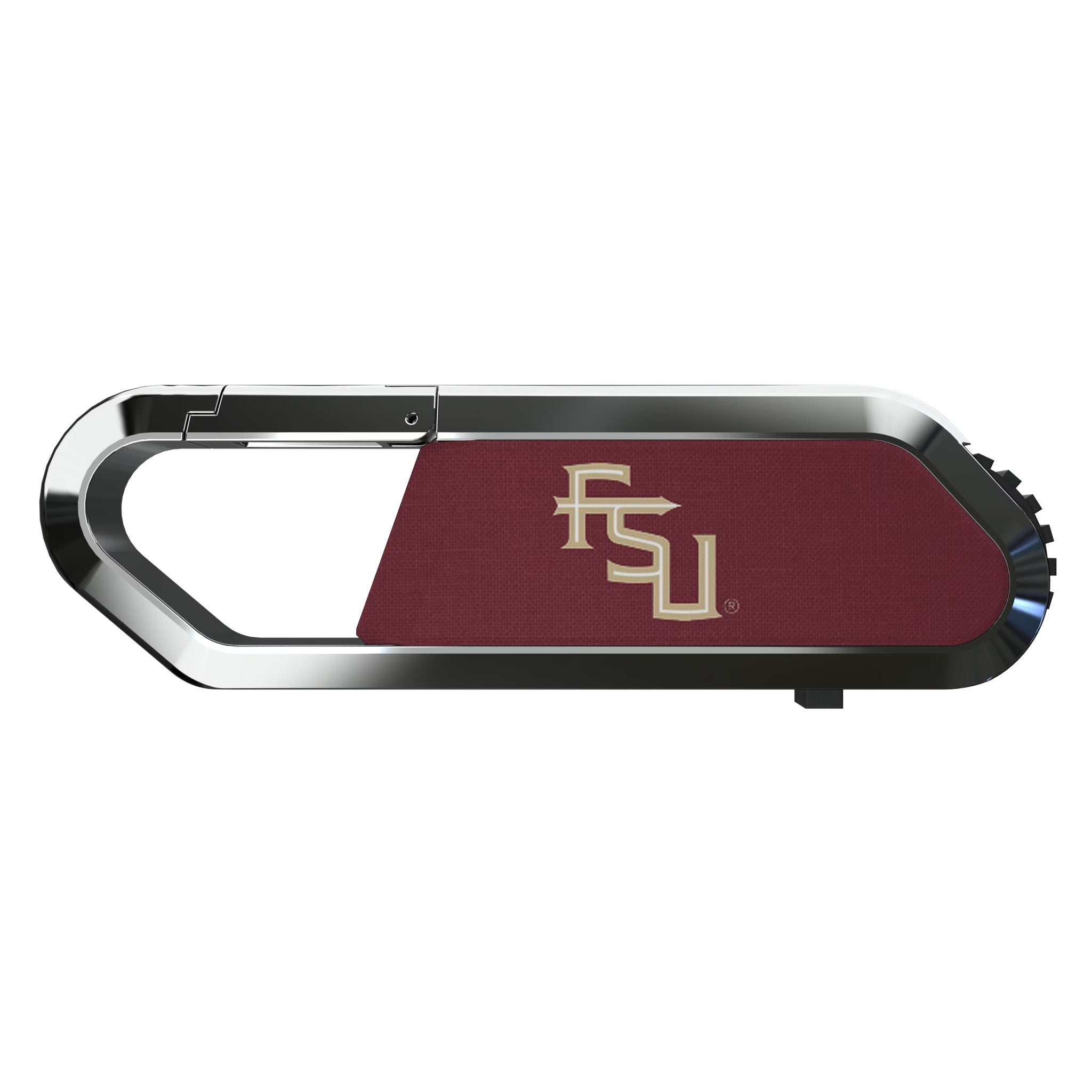 Florida State University Seminoles Athletic Wordmark Solid USB 64GB Clip Style Flash Drive Flat.Jpg